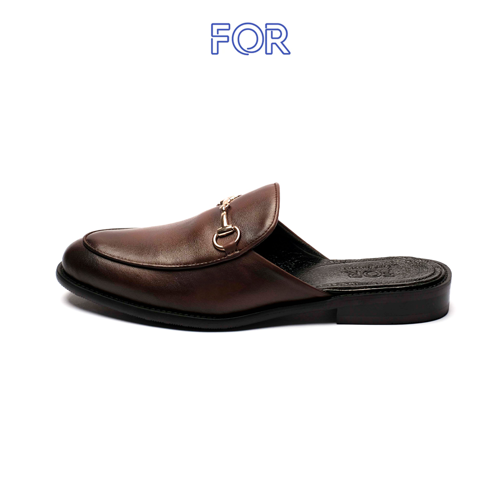 SỤC HORSEBIT MULES DA BÒ MÀU NÂU SF17