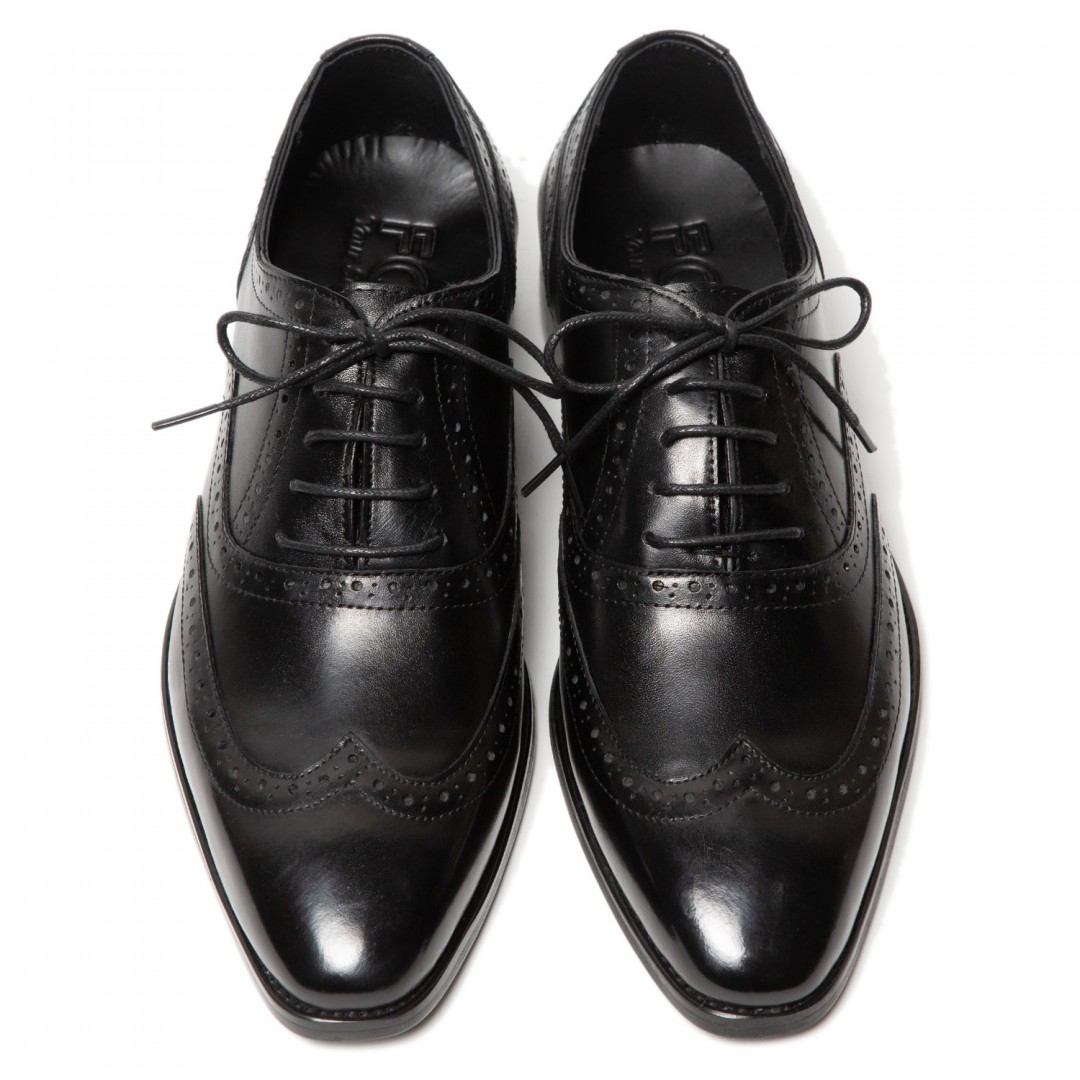 GIÀY WINGTIP OXFORD MÀU ĐEN OF17