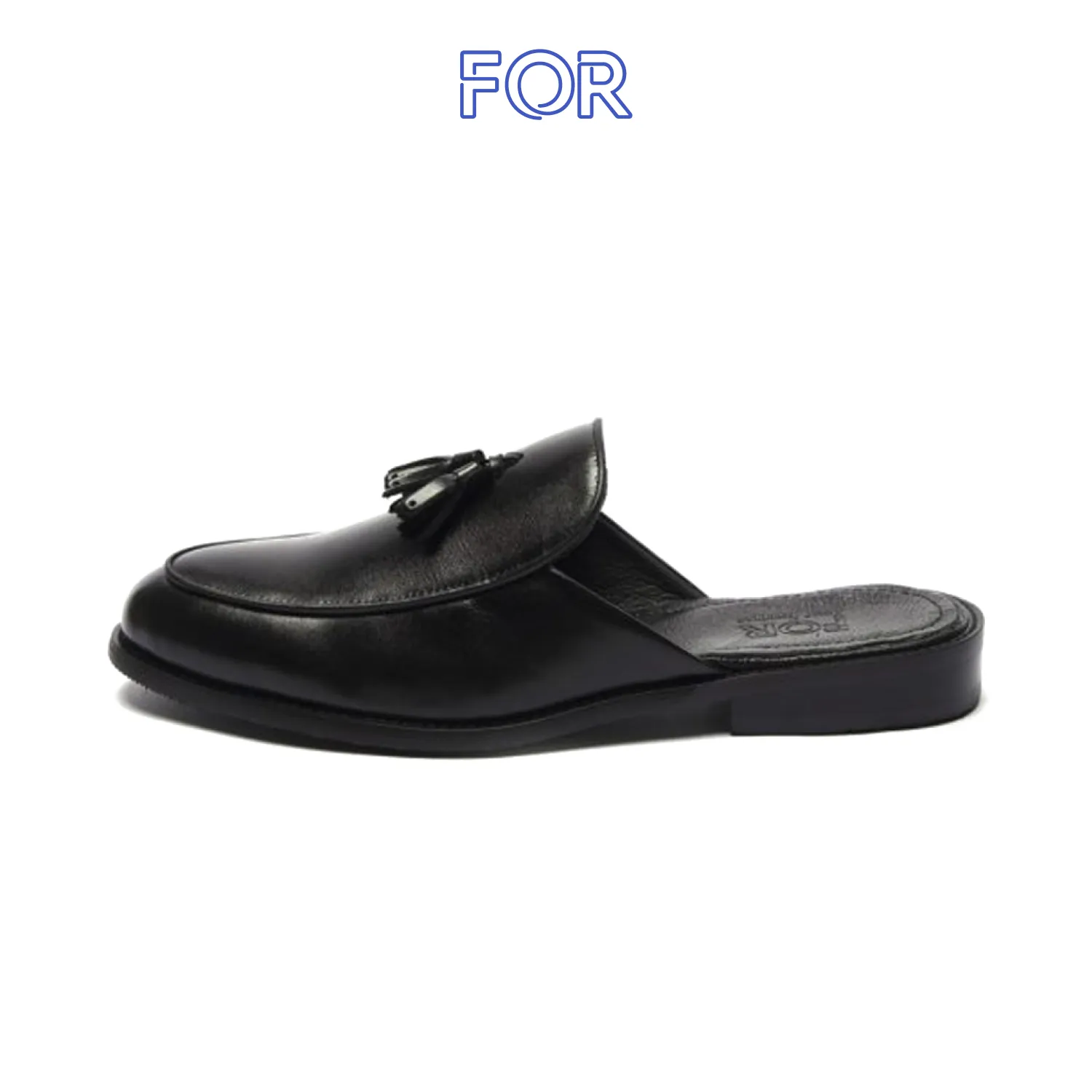 SỤC TASSEL MULES DA BÒ MÀU ĐEN SF11